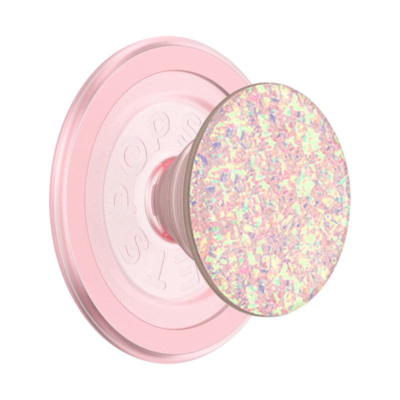 Iridescent Confetti Rose - PopGrip for MagSafe - Round