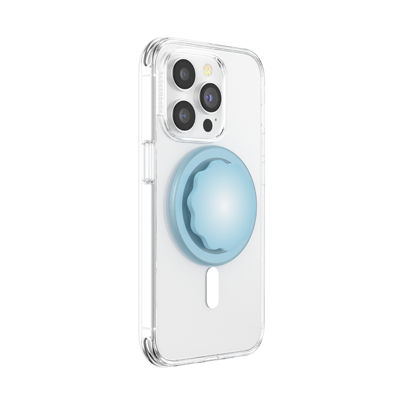Molded Flower Blue Sigh — MagSafe PopGrip image number 4