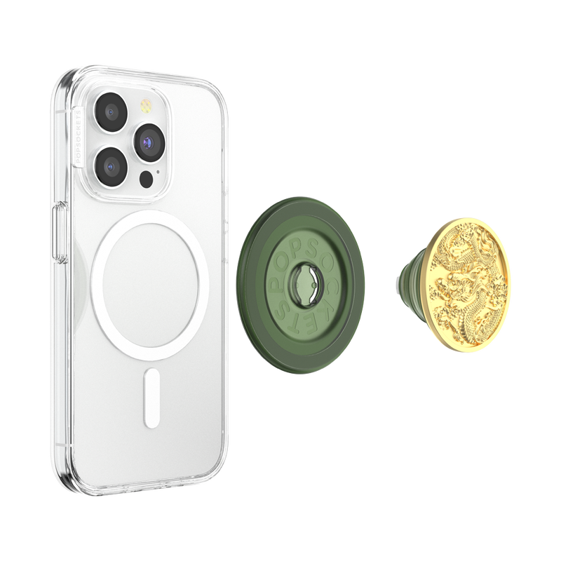 Enamel Dragon — MagSafe PopGrip image number 3