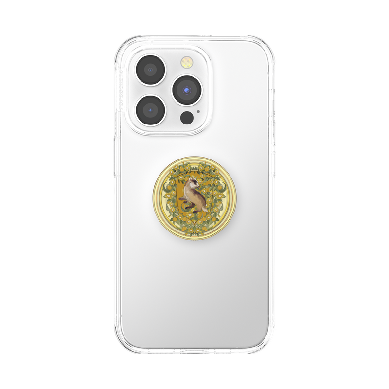 Hufflepuff Floral Crest — Adhesive PopGrip image number 3