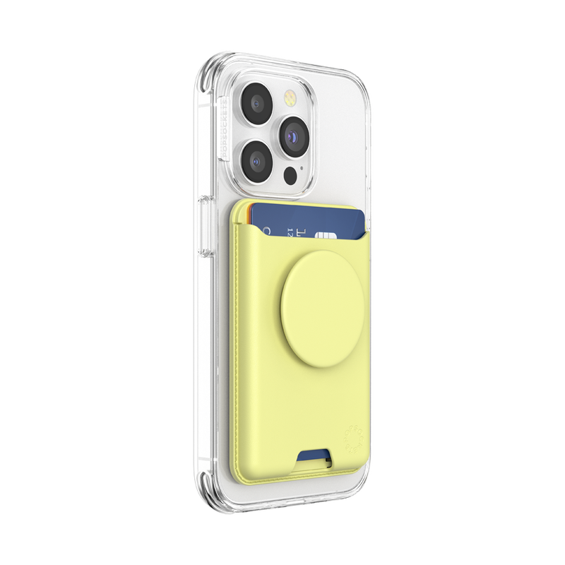Butter Yellow — Softgoods MagSafe PopWallet+ image number 4