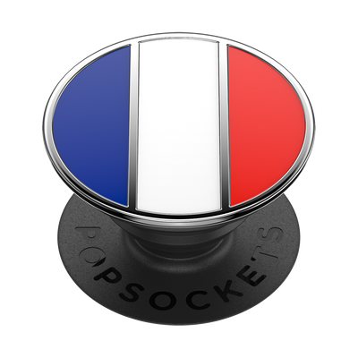 Enamel French Flag — Adhesive PopGrip