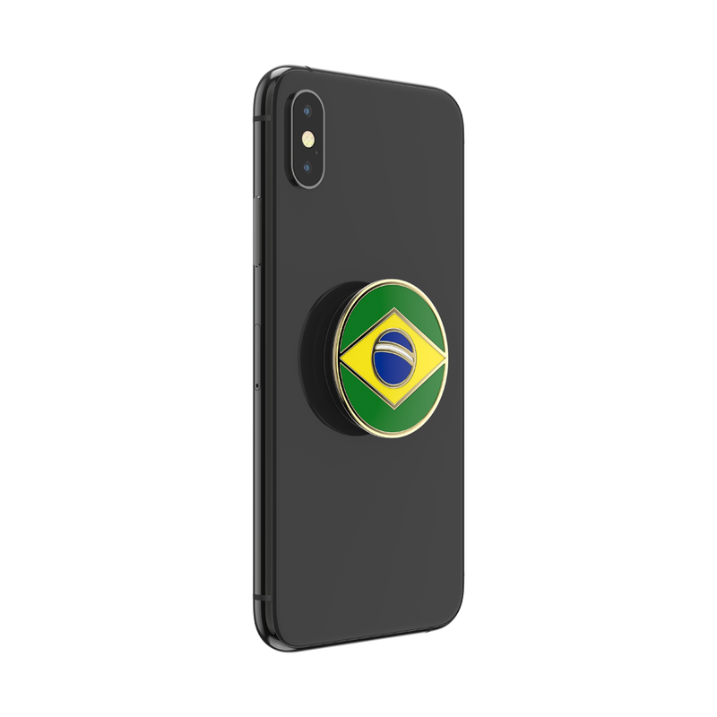 Enamel Brazilian Flag image number 3