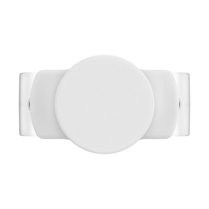 PopGrip Slide Stretch White with Rounded Edges