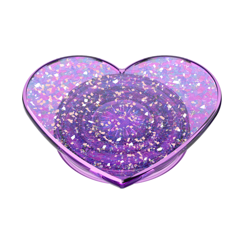 Iridescent Confetti Dreamy Heart — Adhesive PopGrip image number 3