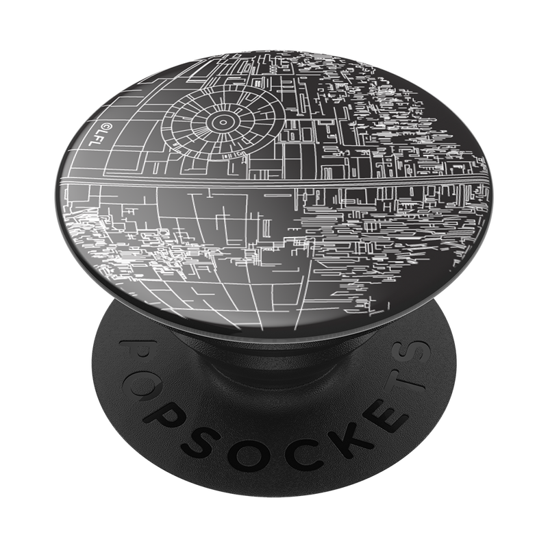 Aluminum Death Star — Adhesive PopGrip image number 0