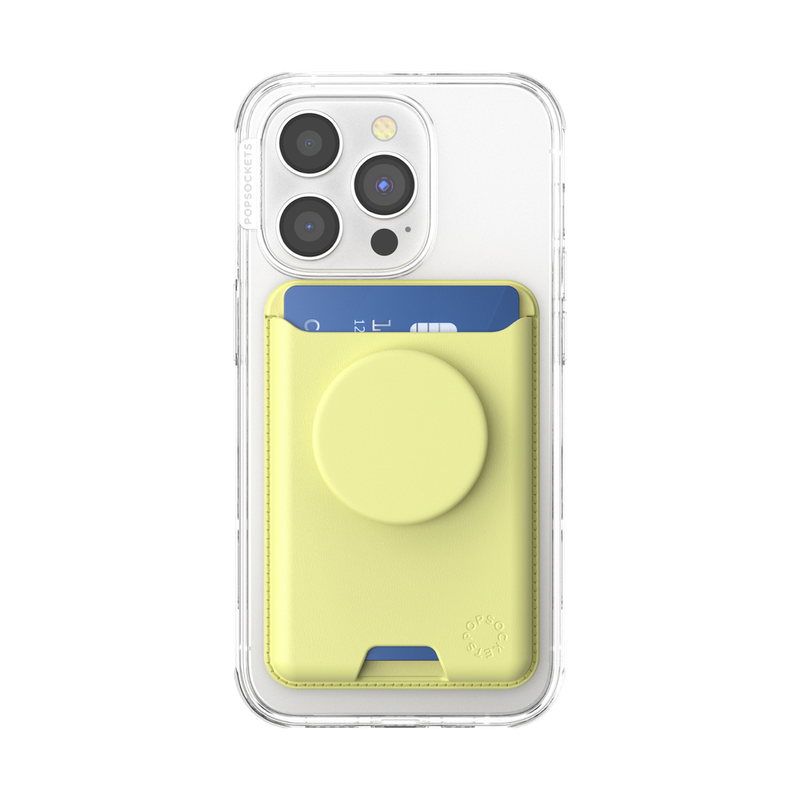 Butter Yellow — Softgoods MagSafe PopWallet+ image number 3