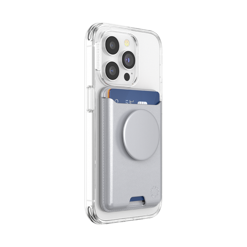 Silver —  Softgoods PopWallet+ for MagSafe image number 7