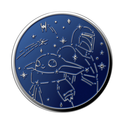 Secondary image for hover Enamel Mandalorian — Adhesive PopGrip