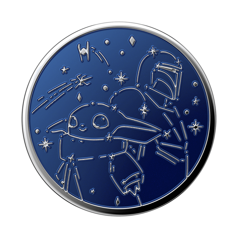 Enamel Mandalorian — Adhesive PopGrip image number 1