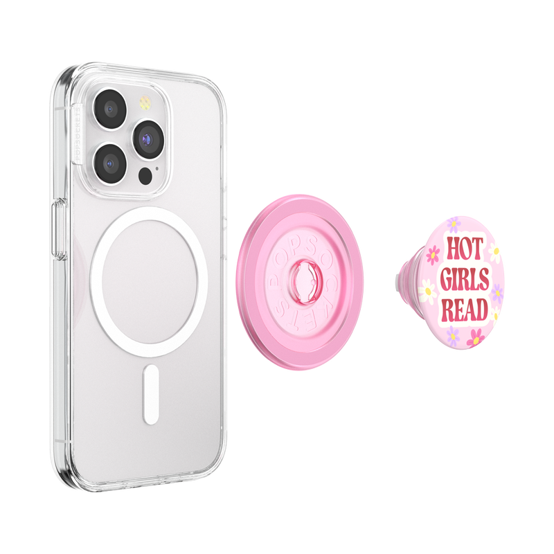 Hot Girls Read Pink — PopGrip for MagSafe image number 5