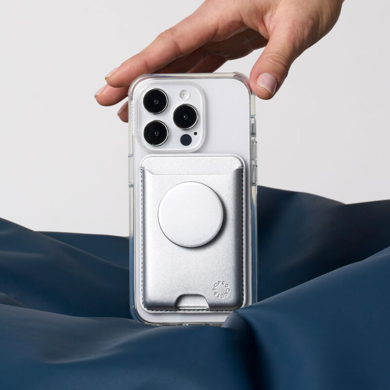 Silver —  Softgoods PopWallet+ for MagSafe image number 4