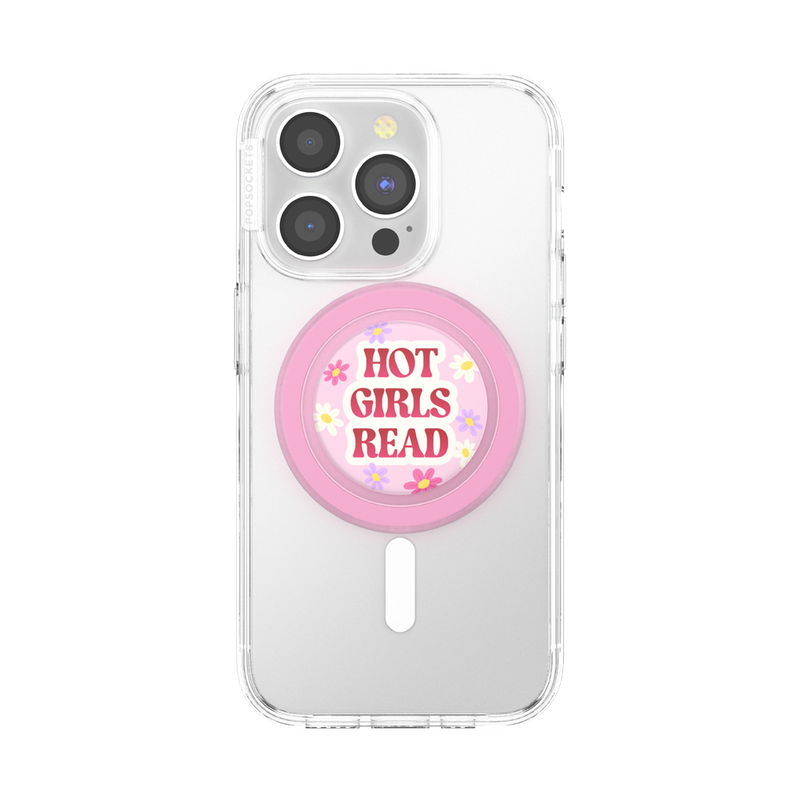 Hot Girls Read Pink — PopGrip for MagSafe image number 4