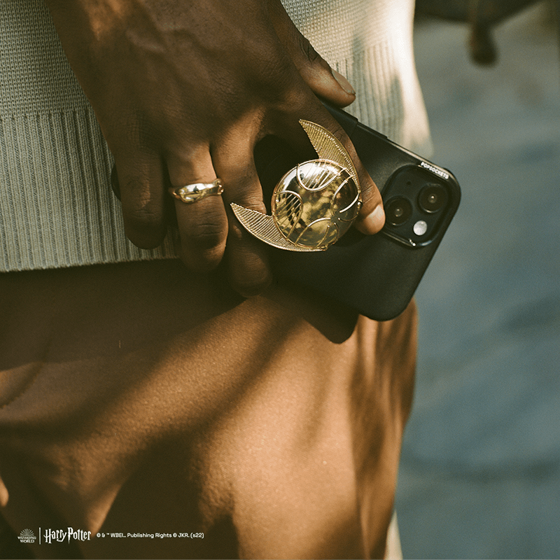 Puffy Enamel Golden Snitch — Adhesive PopGrip image number 3