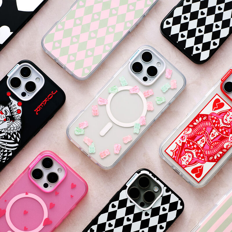 Harlequin Hearts Black — iPhone 16 Pro Max MagSafe Case image number 2