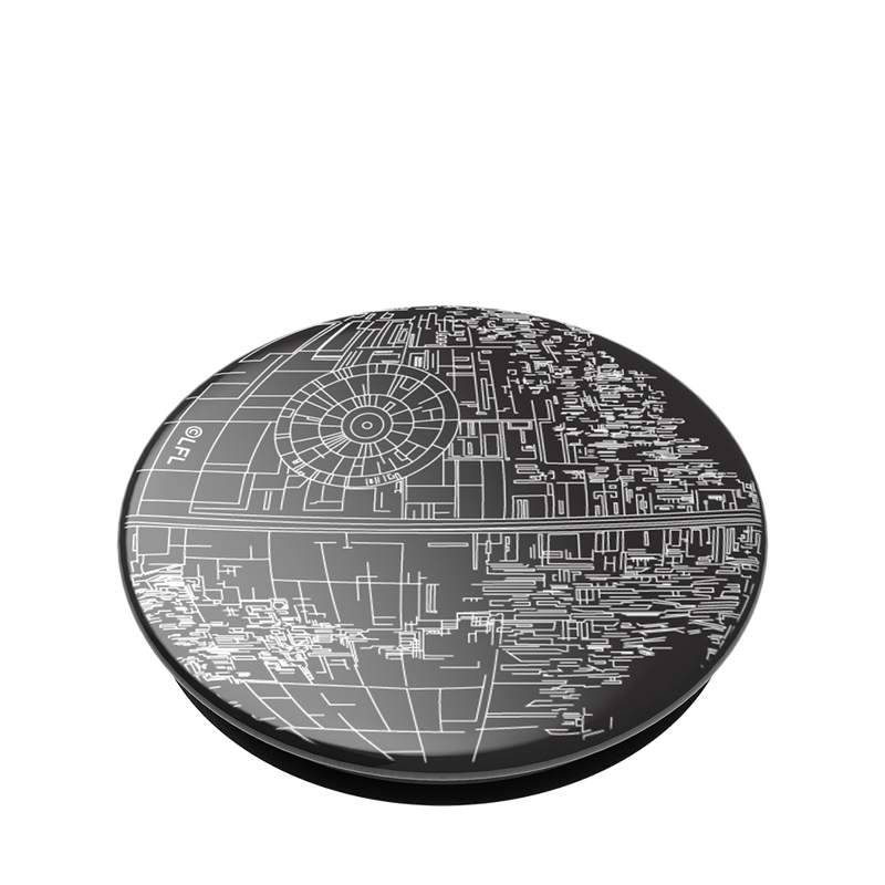 Aluminum Death Star — Adhesive PopGrip image number 2