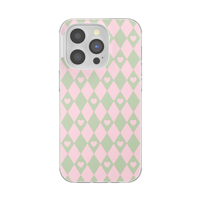 Harlequin Hearts Pink — iPhone 14 Pro for MagSafe