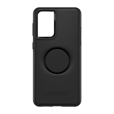 Otter + Pop Symmetry Series Case Black for Samsung S21