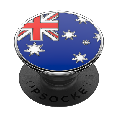Enamel Australian Flag — Adhesive PopGrip