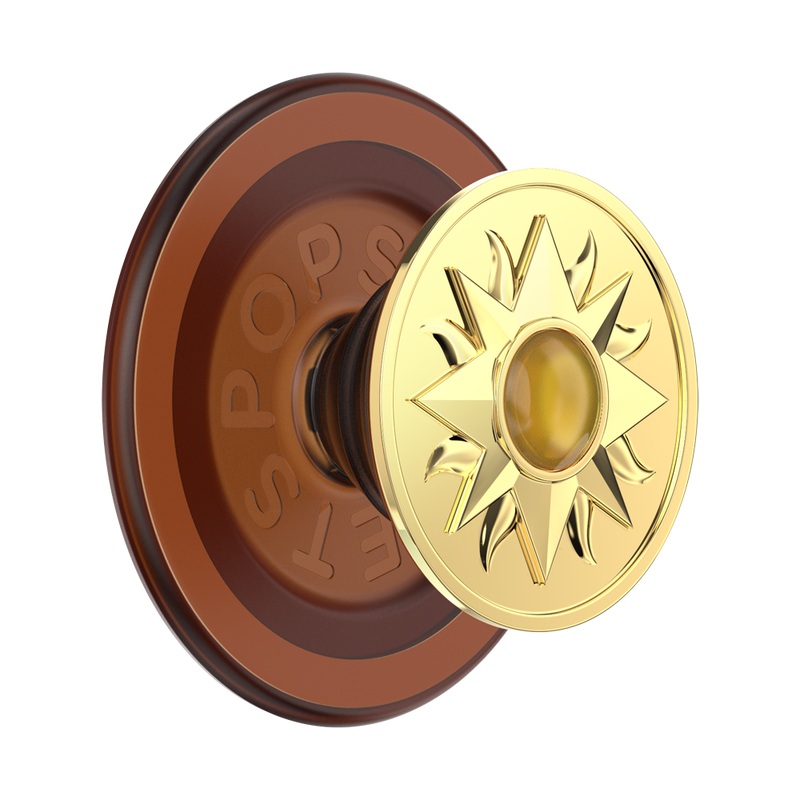 Enamel Sun Jewel Amber — PopGrip for MagSafe image number 0