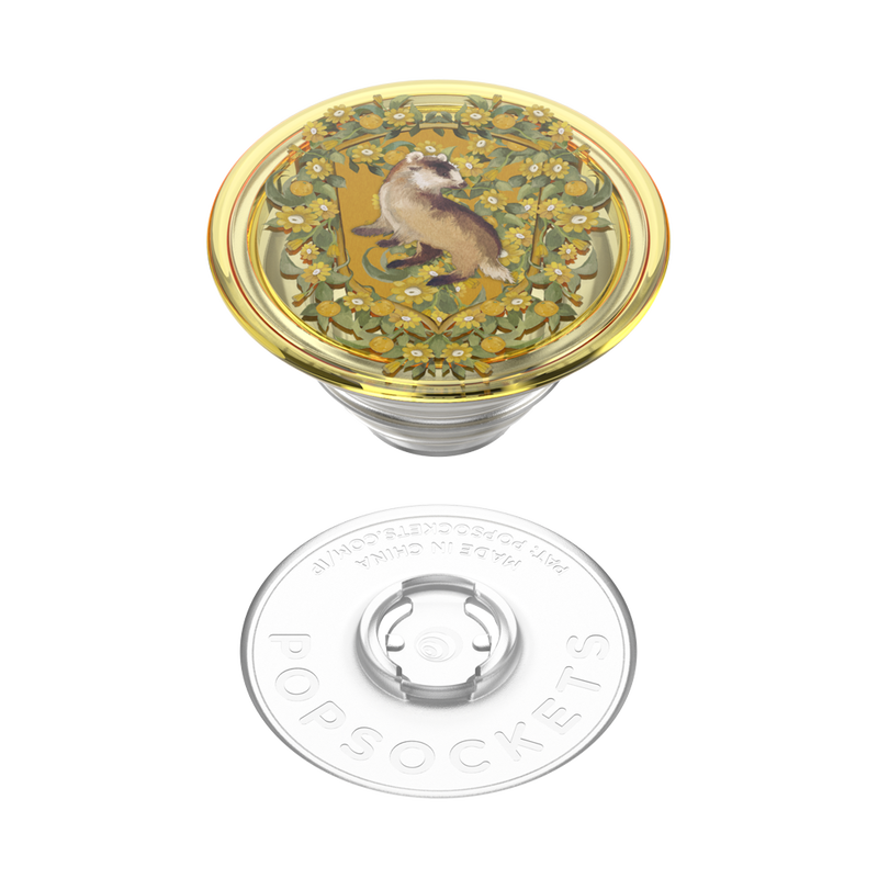 Hufflepuff Floral Crest — Adhesive PopGrip image number 6