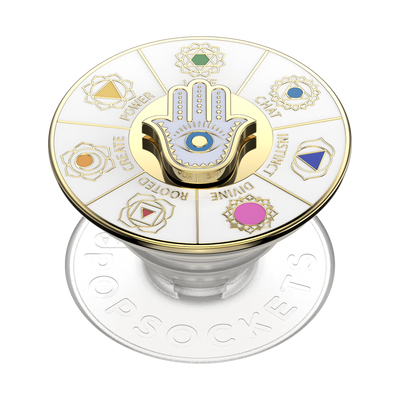 Enamel Spinner Chakras — Adhesive PopGrip
