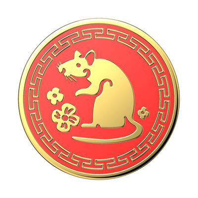 Secondary image for hover Enamel Year of The Rat 2020 — Adhesive PopGrip