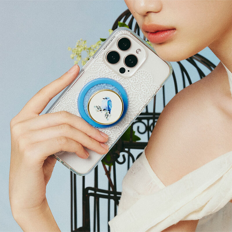 Enamel Blue Bird — PopGrip for MagSafe image number 8