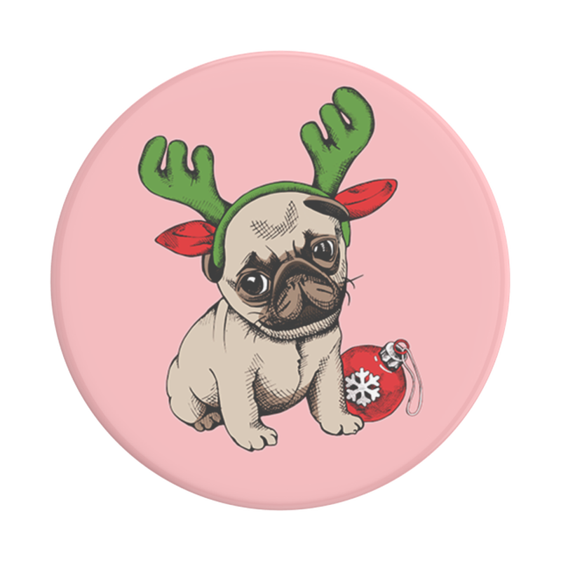 Popsockets Holiday pug
