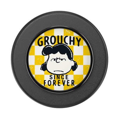 Secondary image for hover Enamel Grouchy Lucy — PopGrip for MagSafe