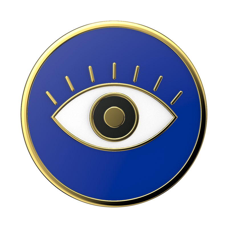 Enamel Evil Eye — Adhesive PopGrip image number 1