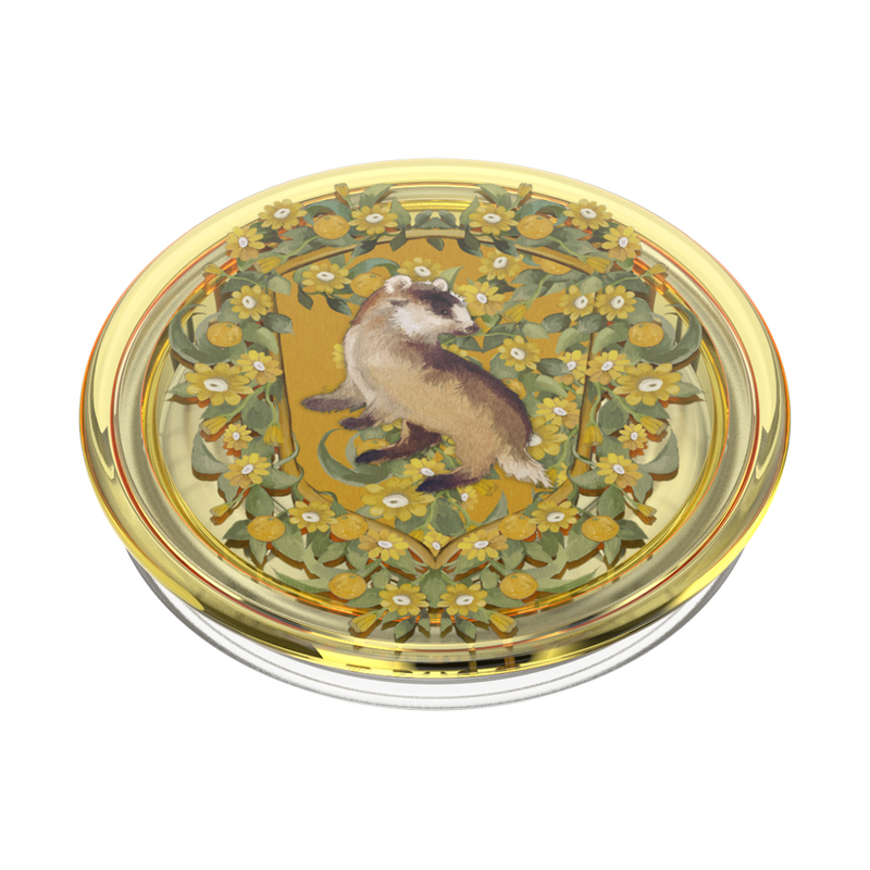Hufflepuff Floral Crest — Adhesive PopGrip image number 2