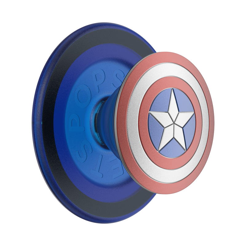 Enamel Captain America PopGrip for MagSafe - Round image number 1