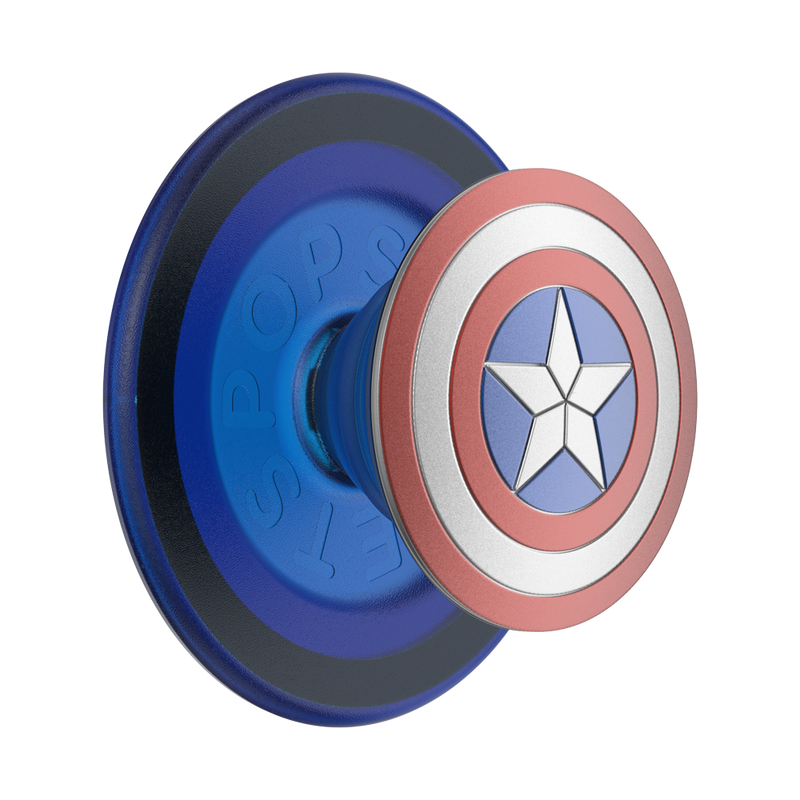 Enamel Captain America - PopGrip for MagSafeÂ® - Round