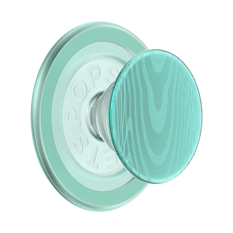 Aluminum Moire Turquoise — MagSafe PopGrip image number 0
