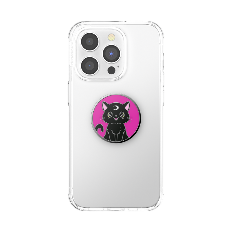 Enamel Black Cat Magic — Adhesive PopGrip image number 3