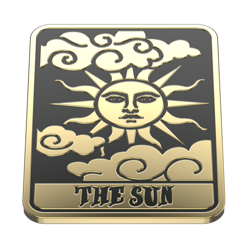 Enamel Tarot Card Sun image number 9
