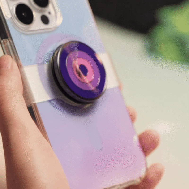 Enamel Spinner Around The World — Adhesive PopGrip image number 2