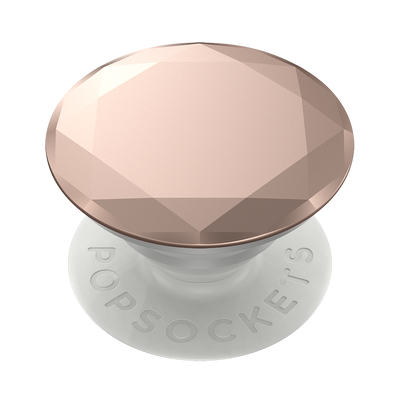Rose Gold Metallic Diamond — Adhesive PopGrip