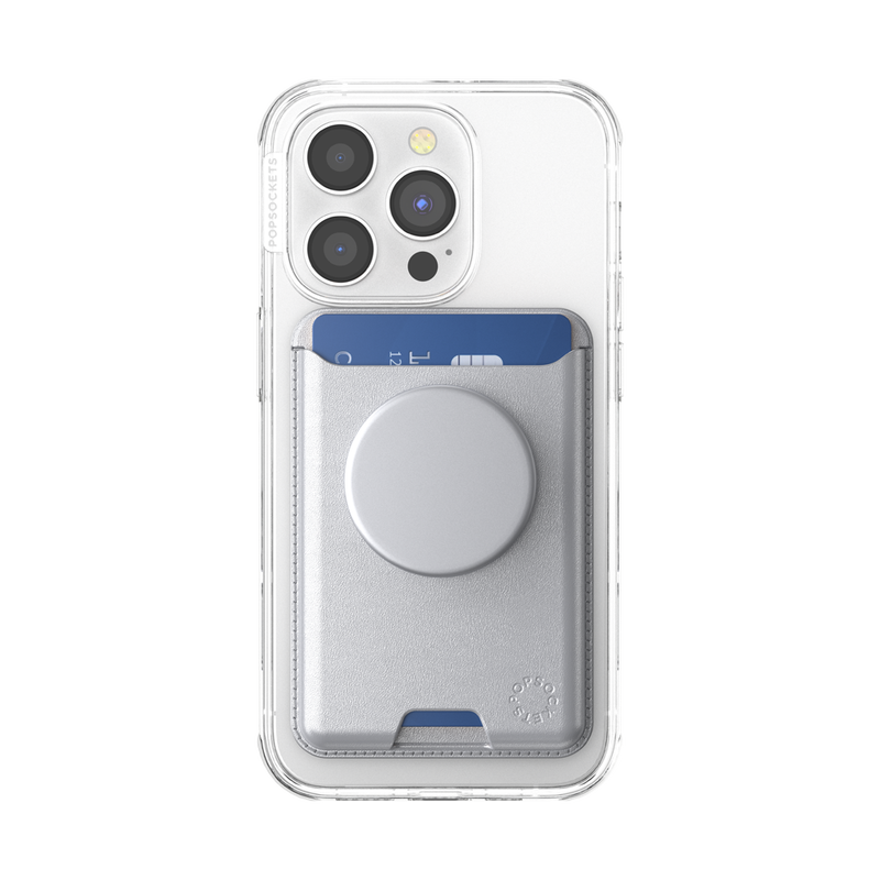 Silver —  Softgoods PopWallet+ for MagSafe image number 5