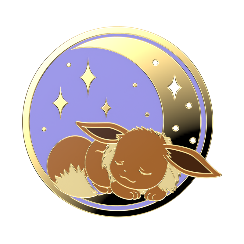 Enamel Eevee Nap — Adhesive PopGrip image number 1