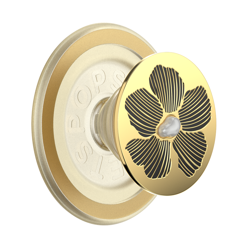 Enamel Mae Flower with Pearl
