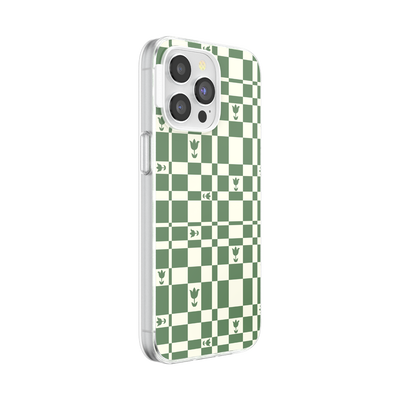 Secondary image for hover Garden Check Green — iPhone 15 Pro Max MagSafe Case