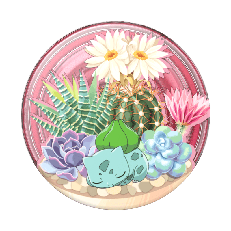 Bulbasaur Terrarium — Adhesive PopGrip image number 1