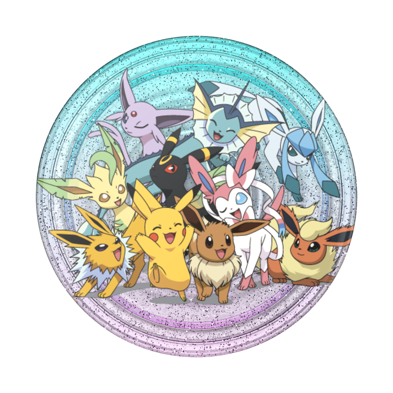 Glitter Translucent Evolution Party — Adhesive PopGrip image number 1