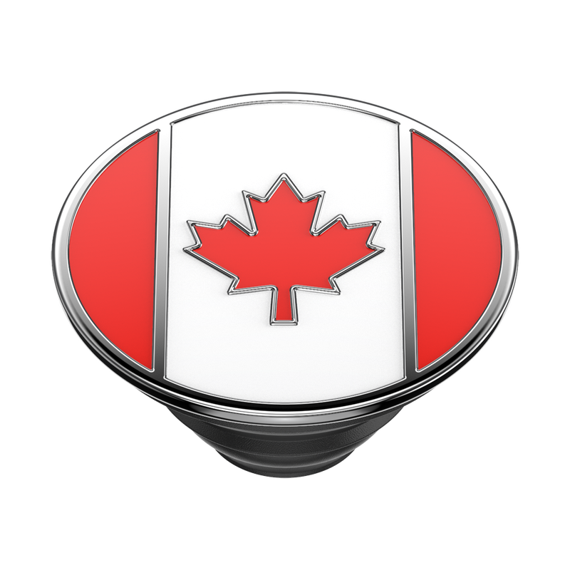 Enamel Canadian Flag PopTop