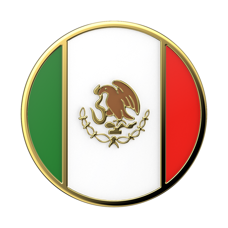 Enamel Mexican Flag image number 0