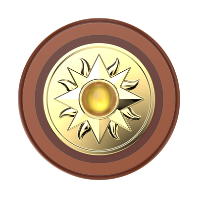Secondary image for hover Enamel Sun Jewel Amber — PopGrip for MagSafe