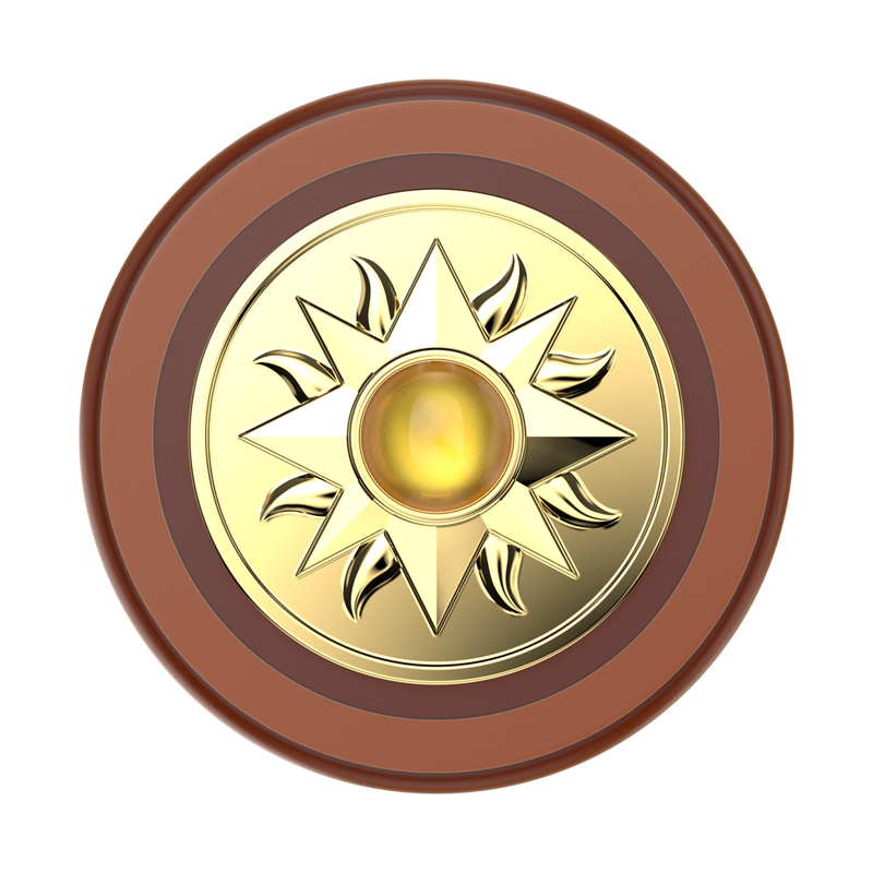 Enamel Sun Jewel Amber — PopGrip for MagSafe image number 1