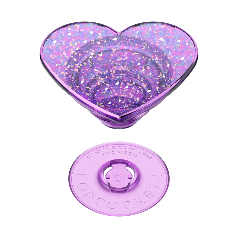 Iridescent Confetti Dreamy Heart — Adhesive PopGrip image number 6